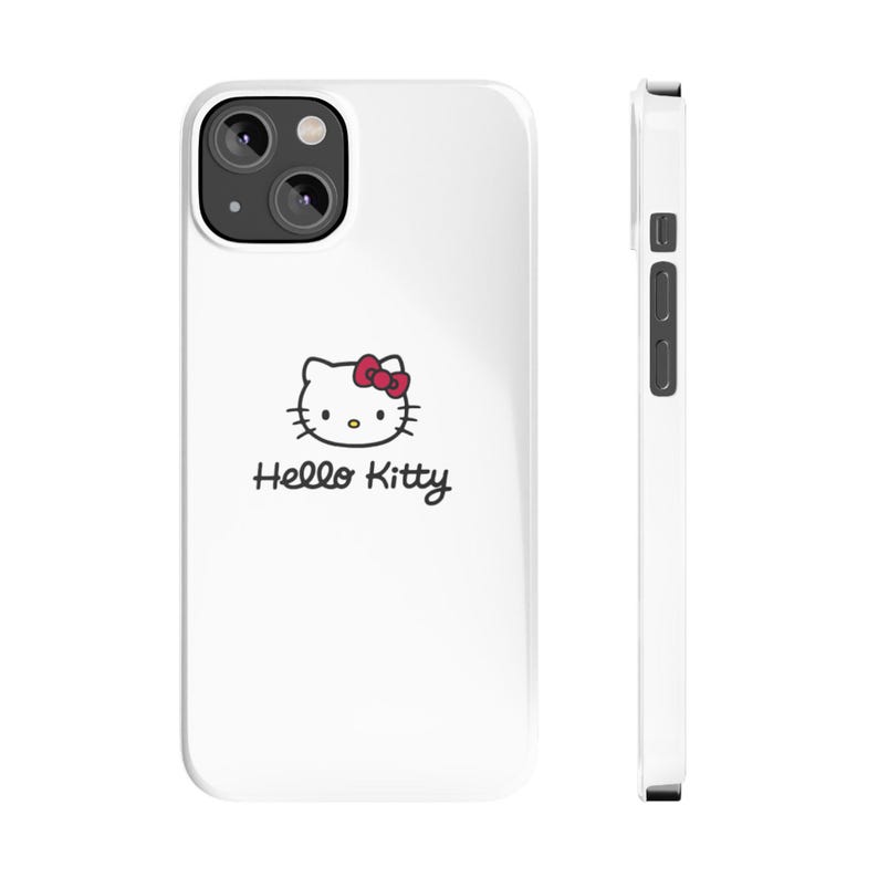 hello kitty white Phone Cases image 2