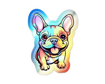 bulldog veelkleurig holografisch