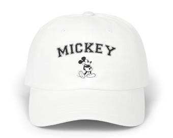 Mickey Mouse klassieke papa-pet - vintage stijl, cadeau voor papa, zomer essentieel, Disney-thema, casual pet