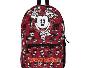 Mochila roja de Mickey Mouse