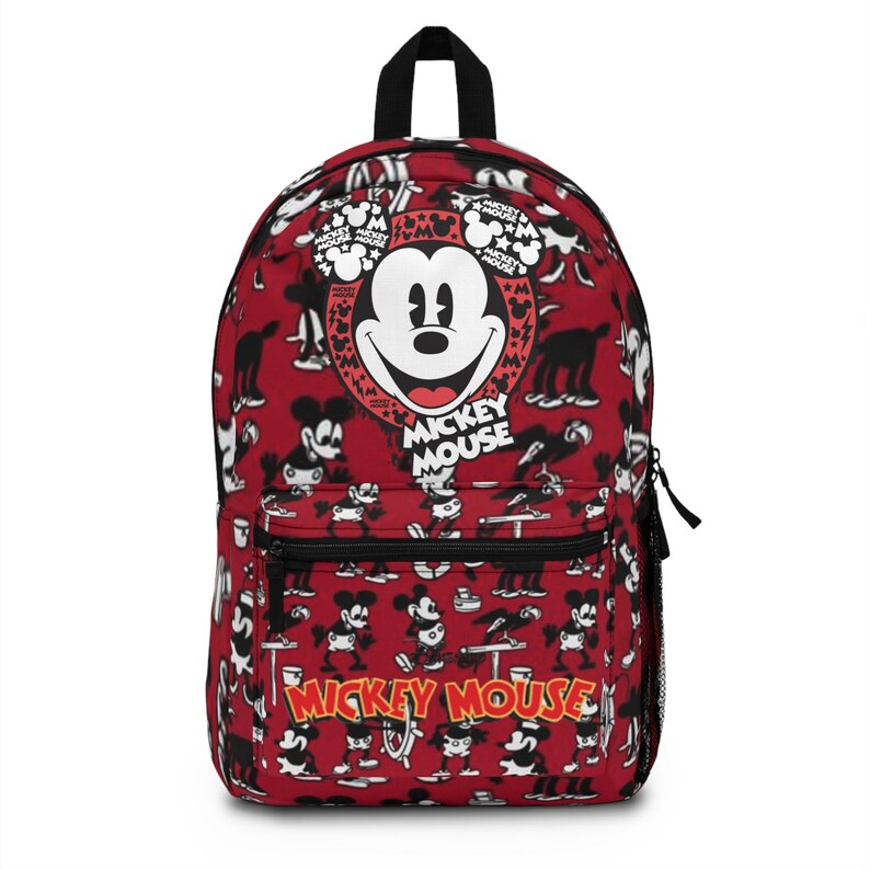 mickey Mouse Rucksack rot Bild 1