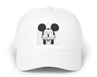 Maus Design Dad Cap, trendige Baumwollmütze