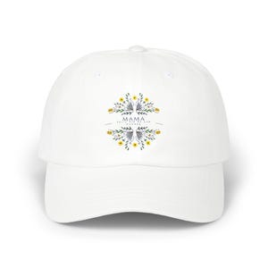 Floral Mom Cap, Cute Gift for Mom, Family Baseball Hat, Everyday Accessory, Spring Fashion
