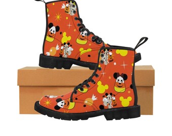 Mickey mouse halloween canvas laarzen voor dames