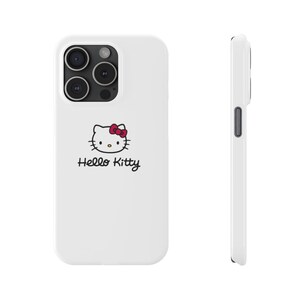 hello kitty white Phone Cases image 8
