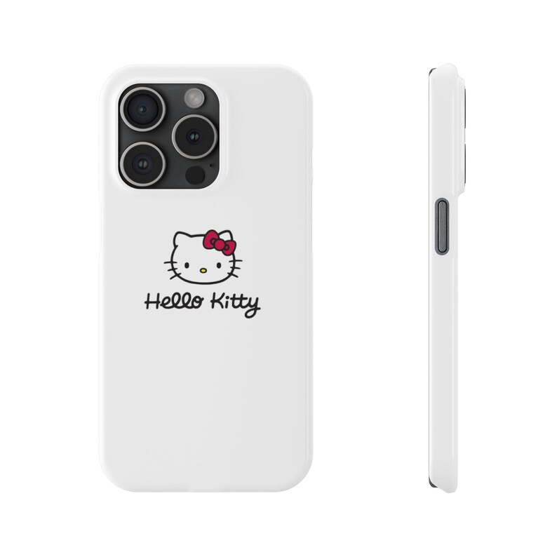 hello kitty white Phone Cases image 8