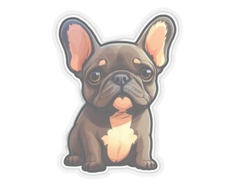 FRANSE BULDOG DONKERGRIJS