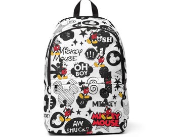 Mickey mouse unisex stoffen rugzak