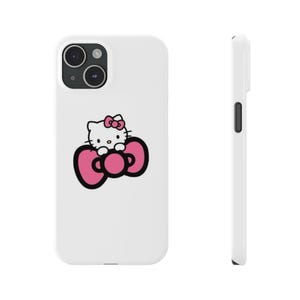 Custodie per telefono rosa Hello Kitty immagine 1