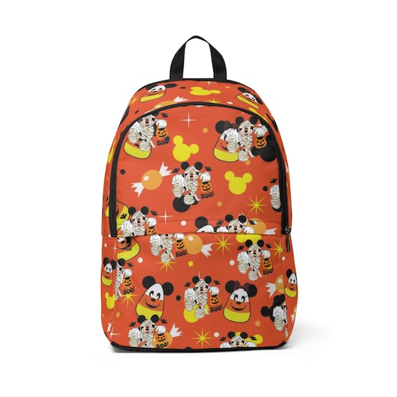 Mickey Mouse Halloween Unisex Fabric Backpack - Etsy
