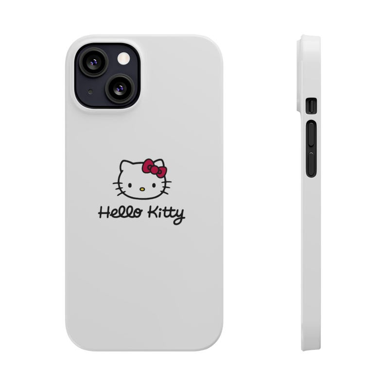 hello kitty white Phone Cases image 1
