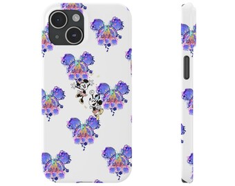 Mickey mouse paarse oren telefoonhoesjes