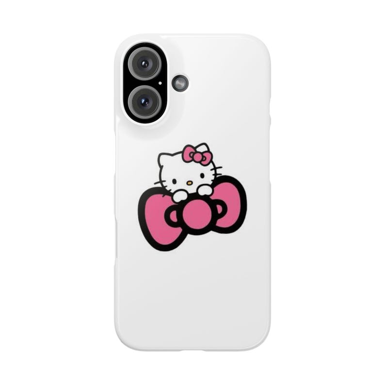 Custodie per telefono rosa Hello Kitty immagine 3