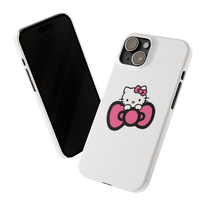 Custodie per telefono rosa Hello Kitty immagine 2