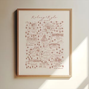 Custom Couples Map Digital Personalized Relationship Map of Us Travel ...