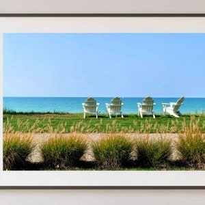 Adirondack Chairs on the Lake Druck, sofortiger digitaler Download
