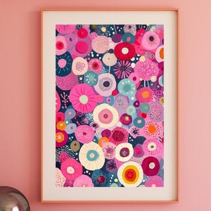 Cell Garden: Flora Interna by Avery Crane | Abstract Biology Art Print | Modern Medical Wall Art for Doctors, Hematologists, Science Fans