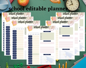 assignment deadline tracker digital study,digital academic,study planner,adhd planner,assignment tracker,academic planner,school planner