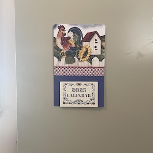 2025 Vintage Mini Kalender mit Magnet