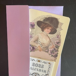 2025 Vintage Mini Kalender mit Magnet
