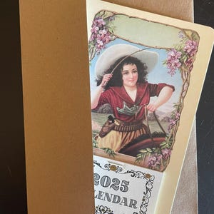 2025 Vintage Mini Kalender mit Magnet