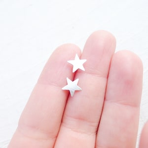 Star Studs Earring Sterling Earings Small Stud Jewelry Gifts for Her Gift for Sister Stocking Stuffer