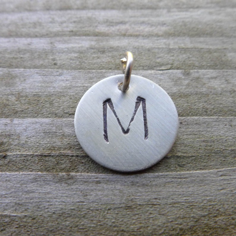 Add or Replace a Sterling Silver Charm Personalized Pendant Only No Chain included Addon Charms Handstamped Jewelry image 4
