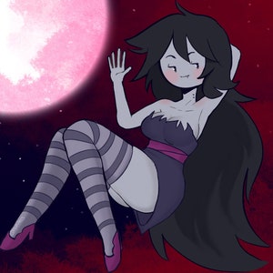 Marceline Adventure Time print