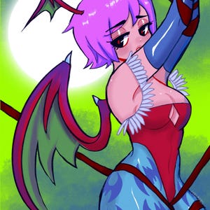 Lilith Darkstalkers Print