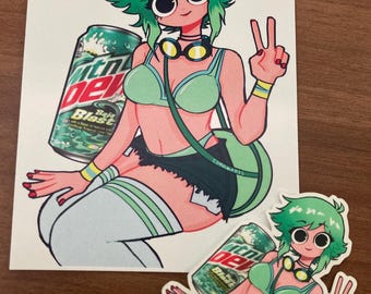 Baja Blast Ramona Flowers print