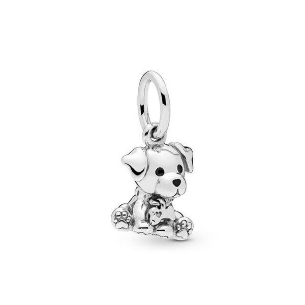 Labrador Puppy Sterling Silver Pendant Charm Doggy Dog ALE S925