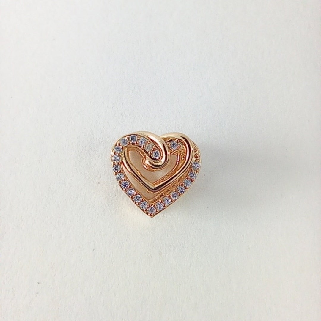 アクセサリー PANDORA Sparkling Entwined Hearts Charm Pandora Sparkling Entwined Hearts Charm :: Gems with