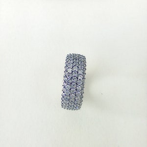 NEW Pandora Timeless Pavé Triple-row Ring Gift Bag