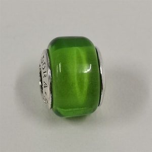 pandora Green Mini Murano Glass Charm