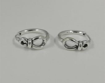 Pandora Infinity Knot Hoops Earrings