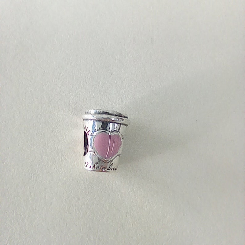 New Silver PANDORA Drink to Go Coffee Cup Charm Etsy UK