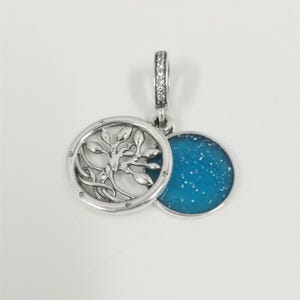 pandora Glow-in-the-dark Infinity Tree Double Dangle Charm