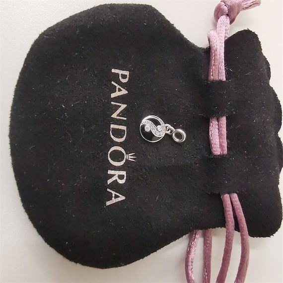 アクセサリー pandora Yin&Yang Dangle Charm Pandora Splittable Yin & Yang Sparkling CZ & Enamel Dangle Charm