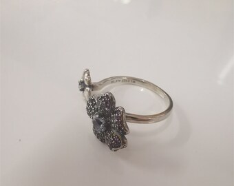 pandora s925 silver ale ring glorious blooms
