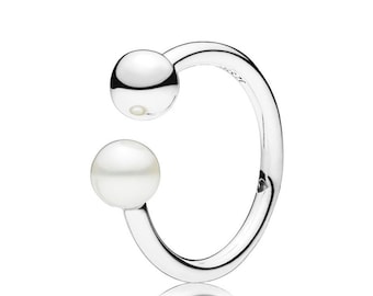 pandora glittrande silverring