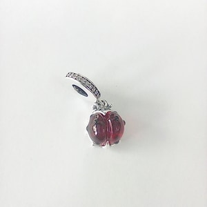 NEW  Pandora Moments Sterling Silver Red Ladybird Dangle Charm