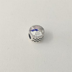 pandora hot air balloon trip charm - sterling new