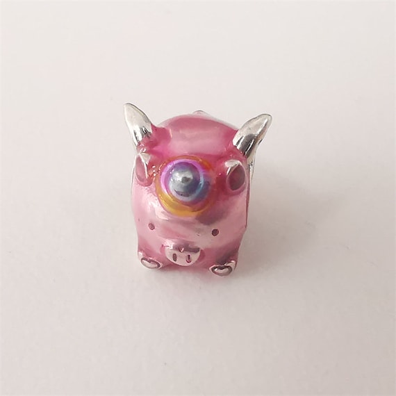 Pandora Moments Sterling Silver Flying Unicorn Pig Charm
