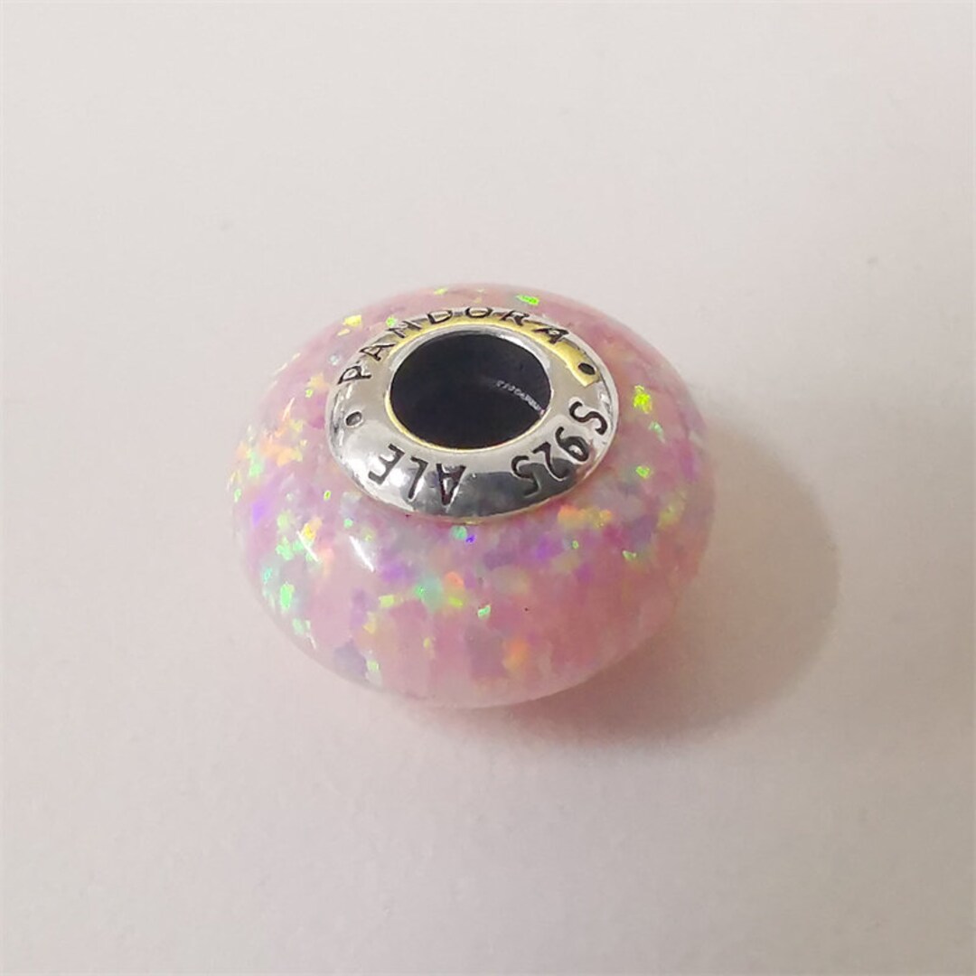 Pandora Opalescent Pink Charm