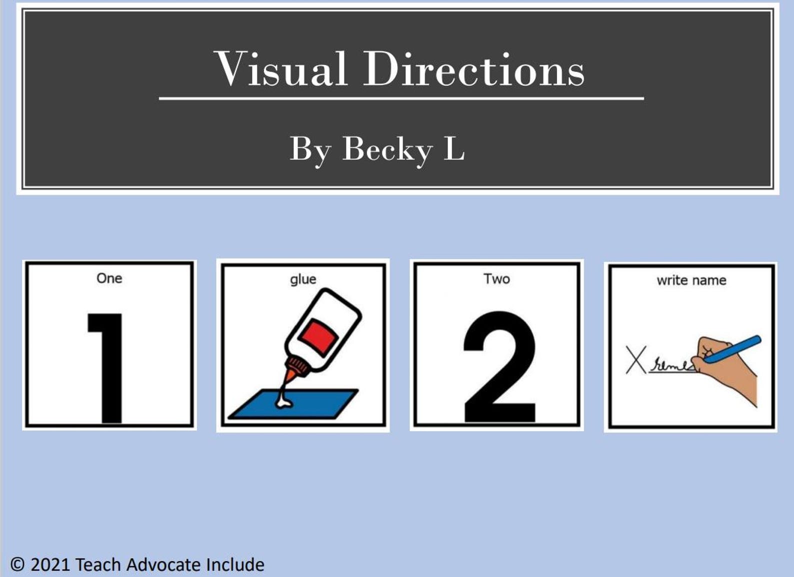 Visual Directions - Etsy