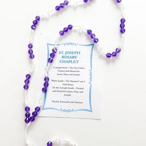 20 1/2 inch St. Joseph Rosary Chaplet
