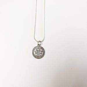 10 inch St. Benedict medal necklace
