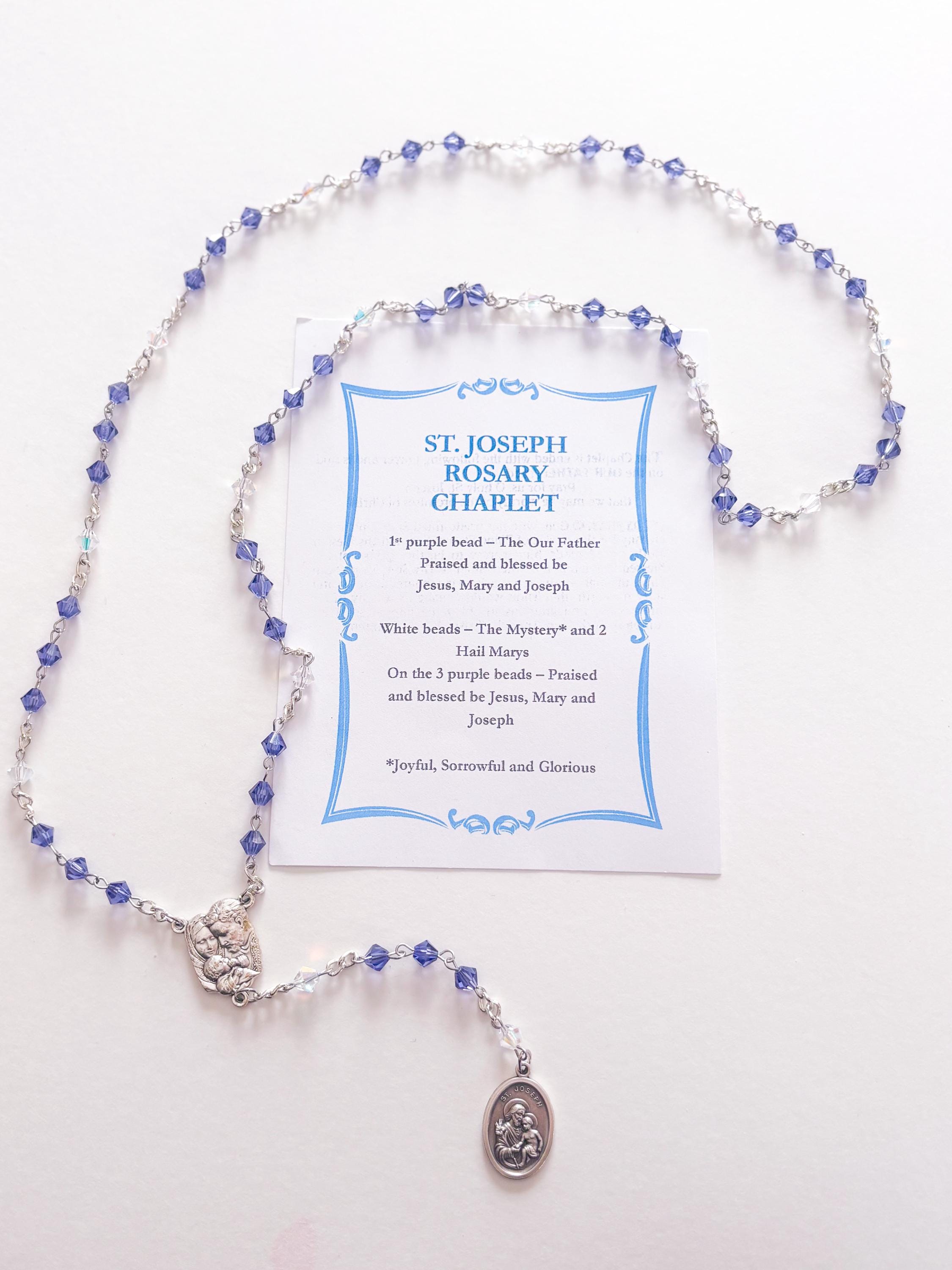 22 Inch Joseph Rosary Chaplet - Main Image