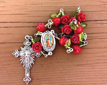 Rosa Exquisita, Nuestra Señora de Guadalupe, Rosario de una década/automático de 9 pulgadas