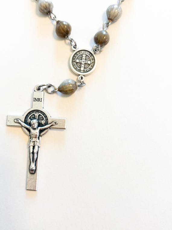 Jobs Tear 7 1/2 Inch Pocket Auto Rosary With Clasp - Etsy